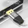 Adaptador Mini DP a DP 8K60Hz Alta Definición Alta Tasa de Refresco 4K144Hz DP1.4 Bidireccional