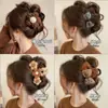 Pinzas para el Cabello de Otoño e Invierno para Mujeres con Poco Volumen de Cabello 2025 Nuevas Pinzas de Tiburón Elegantes para la Parte Posterior de la Cabeza Pasadores Pasadores