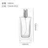 Botella de perfume de vidrio con atomizador fino transparente de 100 ml, 30 ml y 50 ml, venta al por mayor, disponible en stock.
