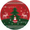 Mm352 Decoración de Suéter Navideño Feo Vajilla para Fiesta Navideña Set de 4 Piezas para 8 Personas Plato de Papel Navideño Vaso de Papel
