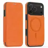 Adequado para Iphone18Promax, Capa de Celular Flip de Couro com Sucção Magnética, Capa Protetora Anti-Queda para Apple 17, 16 Comércio Exterior