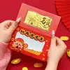 Envelopes Vermelhos do Ano Novo do Cavalo, Notas Douradas, Dinheiro da Sorte, Riqueza Instantânea, Pacotes de Dinheiro Felizes com Tema de Princesa, Presentes Pequenos Atacado