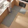 Tapetes de Piso para Cozinha de Sisal Sintético, Antiderrapantes, Resistentes a Óleo, Resistentes à Sujeira Doméstica, Tapetes Impermeáveis, Absorventes de Água e Óleo, Tapetes Longos