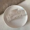 Pinza para el pelo de verano estilo ins con bloques de color para mujer, pasador lindo de lunares japoneses para niña, pinza de tiburón grande para recogidos.