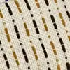 Tela de moda con etiquetas, Personalizable, Serie Jacquard de Algodón y Lino Rayado Geométrico Azul Simple, Cortinas Estilo Bauhaus