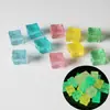 Cubo de hielo de punto de estrella de cielo estrellado 1.8 simulado luminoso brillante de colores accesorios de fotografía cuadrados DIY accesorios hechos a mano