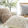 Peluche de conejo de Amazon transfronterizo, almohada de bola de felpa, sofá de felpa, oficina, cabecera, cojín para el hogar, fabricantes, venta al por mayor