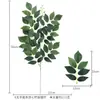 Folha de Tâmaras Artificiais de Areia Galho Único Primavera Amazônia Venda Quente Estilo Floresta Flor de Feijão Eucalipto Folha de Banyan Planta Verde Artificial Ornamento