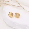 Pendientes de Nácar Materiales DIY Monturas Vacías para Pendientes de Circonita Pendientes de Moda con Forma de Abanico, Flor de Cuatro Hojas y Forma de Lágrima con Base de Jade