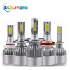 Fábrica Transfronteriza C6 Faros LED para Coche H4 H7 H11 9005 Luz de Coche Modificación Faros de Coche Super Brillantes