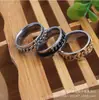 Anillo para hombre estilo coreano moderno joyería de moda para hombre anillo giratorio moderno anillo individual de acero de titanio venta al por mayor