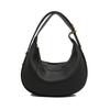 Corea del Sur Nicho Bolso Media Luna Mujer 2024 Nuevo Todo Combinable Hombro Cruzado Silla de Montar Moda Casual Bolso Media Luna