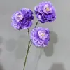 Flores Artificiais para Casamento Série Roxa Flores Falsas para Casamento Flores de Seda Hortênsia Arranjo de Teto Adereços de Corredor Atacado Roxo Claro