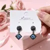 Pendientes de perla geométrica con pasador de plata 925 para mujer, aretes de moda, borla, pendiente de alto nivel, temperamento, pendientes vintage, venta al por mayor