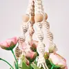 Bolsa de Malla para Maceta Tejido a Mano Transfronterizo Tejido Creativo de Jardinería Decoración Colgante Colgador de Plantas para Balcón Cesta de Malla Colgante con Borla