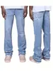 Aliexpress 2026 Calça Jeans Longa Masculina Estilo Americano Versátil Fresca para o Verão Moda para o Dia a Dia Calça Reta em Estoque