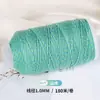 Yunxin Hilo de Algodón Retorcido a Mano Estilo Xizang 1.5mm Hilo Teñido en Degradado Cielo Estrellado para Pulseras Tejidas a Mano DIY Cuerda para Manualidades Cuerda para Tejer Cuerda de Mano