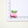 Abacate Fofo Limão Rabanete Cor Sólida Fruta Resina Acessórios Grampo de Cabelo Leque Caixa de Armazenamento Copo de Água Adesivo Decorativo