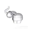 Dientes de Elefante de Cristal Animales de Dibujos Animados Elefante Adornos Elefante Translúcido Decoraciones Sagradas Regalos de Vacaciones Entrar en Suministro