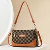 2024 Nuevo Bolso Bandolera de Tres Capas de Gran Capacidad Bolso de Hombro para Mujer Moda Estampado Mamá de Mediana Edad y Mayor Bolso Pequeño Monedero