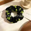 Ligas para el Cabello Cuadriculadas de Alta Elasticidad Transfronterizas, Scrunchies de Trébol para Cola de Caballo, Bandas para el Cabello de Tela, Venta Directa de Fabricantes para Puestos de Mercado
