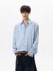 Camisa de Manga Larga Estilo Perezoso Street Cleanfit Retro Americano Unisex Versátil Suelta Base Chaqueta