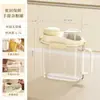 Contenedor portátil para almacenamiento de granos, frasco sellado de grado alimenticio, caja de conservación de granos, caja sellada a prueba de humedad para almacenamiento de alimentos secos en la cocina