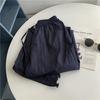 Pantalones de Trabajo Secado Rápido Verano Delgados Cintura Alta Adelgazantes Altos Sueltos Tubo Recto Arrastre de Tobillo Pantalones Frescos