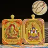 Nuevo Colgante Thangka de Tres Dimensiones con Relieve Doble Cara de los Cinco Ancianos de la Montaña Wutai y las Ocho Deidades Guardianas de Fuego Púrpura Nueve al por Mayor