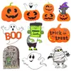 Tarjeta de suelo de plástico personalizada para Halloween, decoración de patio al aire libre, césped, calabaza fantasma, 2021