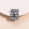 Broche de Estilo Europeo y Americano con Letras Divertidas en Inglés y Frase Corta para Ropa, Mochila, Personalizado, Versátil, Aleación, Pintura, Broche, Pin de Hebilla Pequeña
