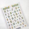 Ts-4098 Adesivos de Unha Foscos Adesivos com Padrão de Flor de Pato Novo Artesanato Desenho Animado Adesivos de Unha para Crianças
