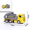 Juguetes de Autos de Aleación para Niños Vehículos de Ingeniería Metálicos Excavadoras Vehículos de Saneamiento Urbano y Tráfico Modelo de Coche Adornos Regalos