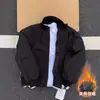 Jaqueta Masculina Tendência Gola Alta Outono Inverno 2026 Novo Estilo Fashionável Alta Qualidade Casual Jovem Simples Estilosa Jaqueta de Trabalho