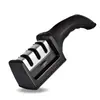 Afilador de Cuchillos Doméstico Piedra de Afilar Rápida Artefacto para Afilar Cuchillos de Cocina Domésticos Varilla de Afilar Cerámica Rápida Afilador de Cuchillos Integrado