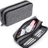 Estuche para Lápices de Gran Capacidad Estuche para Lápices Marcadores Estuche para Monedas Organizador de Papelería de Oficina Estuche Portátil Duradero para Bolígrafos