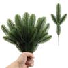 Fornecimento Transfronteiriço Artificial Acessórios Agulha de Pinheiro Artificial Natal Agulha de Pinheiro de Três Pontas Árvore de Natal DIY Decoração Casa Jardim