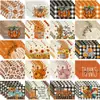 Nuevos manteles individuales transfronterizos de Acción de Gracias, manteles individuales de lino con estampado de hojas de arce de otoño y calabazas, servilletas, manteles individuales personalizados de Amazon