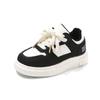 Primavera 2025 Novos Sapatos Esportivos Brancos Cano Baixo Médio e Grande Infantil Meninas e Meninos Sola Macia Branca Sapatos Infantis da Moda Sapatos de Board