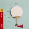 Y*H Leque de Papel de Arroz de Bolso Mini Ventilador de Bebê Adereços de Dança Lembrança de Viagem Corte de Seda Feito à Mão