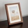 Marco de Fotos de Madera Maciza Espiga y Tenón Nogal Negro Marco para Exhibición Foto Impresa Marco de Madera para Cuadro Adorno de Escritorio Marco de Espejo de Mesa