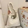 Bolso de hombro floral de verano, suave y dulce, con un toque artístico, perfecto para ir de compras y salidas de primavera, ofreciendo una sensación relajada