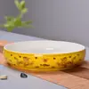 Maceta hidropónica de cobre extra grande para flores, cuenco con hoja de loto, flor de loto, maceta especial, hada del agua, cerámica, diámetro grande, bambú rico, cuenco redondo