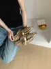 Sandalias de Diseño Retro de Nicho para Mujer Estilo Verano 2026 Correas Finas Caladas Tacón Bajo Suela Suave Versátiles para el Trabajo