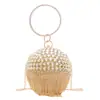 Bolsa de Cena Nueva 2025, Bolsa para Fiesta Anual, Bolso de Mujer, Nuevo Bolso de Mano tipo Clutch Incrustado de Diamantes, Bolso de Mano Esférico Versátil y a la Moda