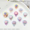 Juguete de Comida DIY Paleta Dibujos Animados Accesorios para Uñas Macarrón Lazo Tricolor Caramelo Resina Accesorios para Uñas Postizas