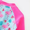 Traje de Baño para Niña 2025 Flamenco Protector Solar Traje de Surf Lindo Traje de Baño para Niña Pequeña para Aguas Termales