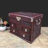 Lao Da Hong Sour Bough Cake Jewelry Box Redwood Caixa de armazenamento de joias para meninas Flor rica presente de aniversário