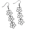 Pendientes Colgantes de Plata con Forma de Flor Transfronterizos Pendientes Joyería en Espiral Amante de las Espirales Vórtice Regalo Venta Directa de Fábrica Venta al por Mayor