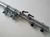 Regla de Soporte para Carpintería Aleación de Aluminio Mesa de Sierra Bisagra abatible engrosada Sierra de mesa Varilla de empuje Regla de empuje Accesorios Localizador Maquinaria
